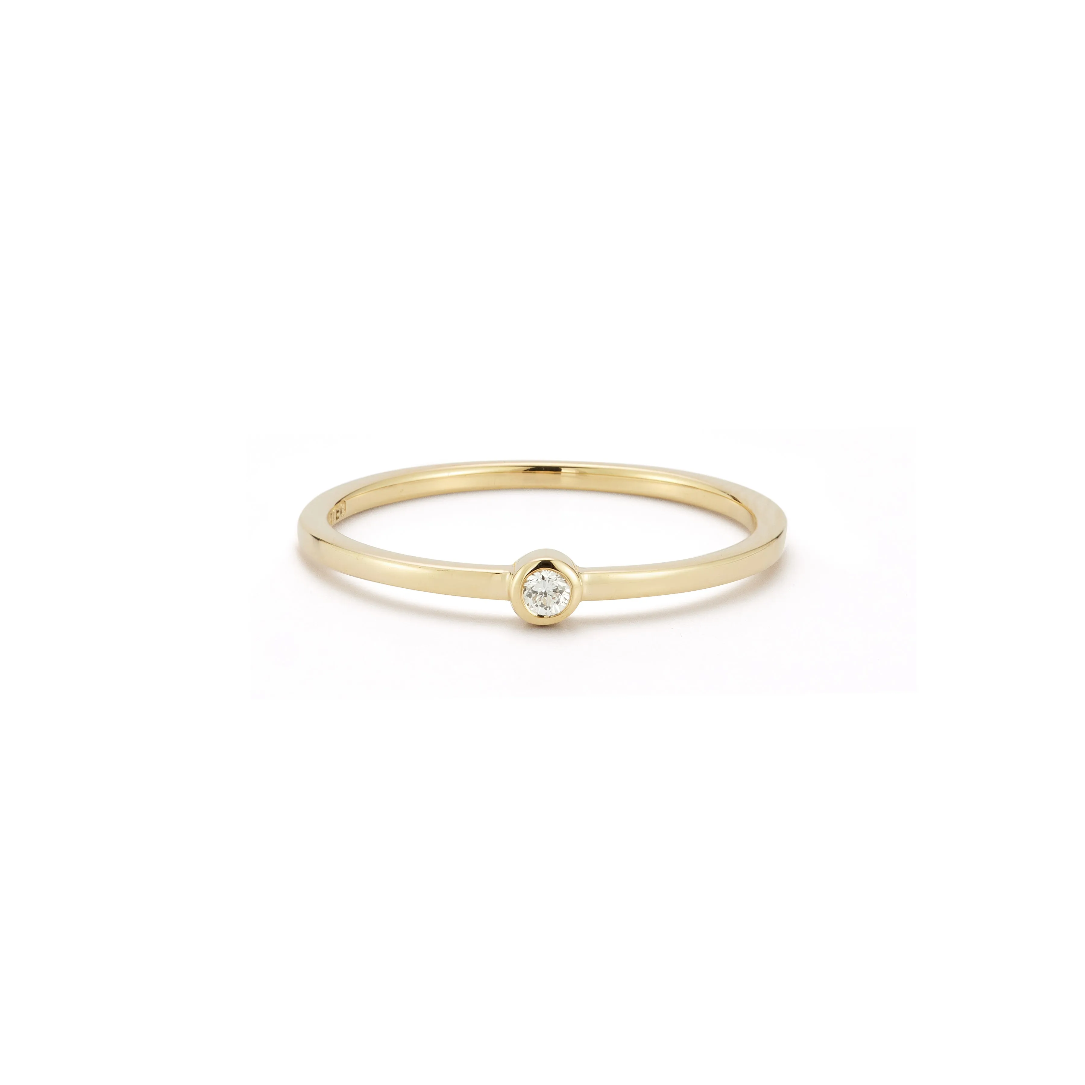 14kt Diamond Dot Ring