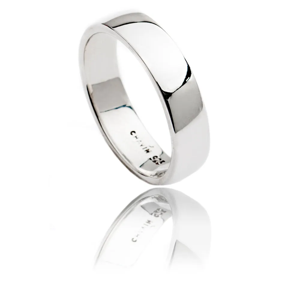 70%   DISCOUNT  Unisex Highly Polished   925 Sterling Silver Stacking Band