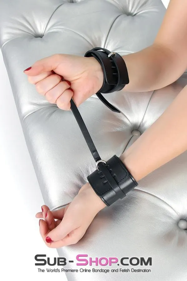 9013DL      Self Binding Locking Wrist Cuffs