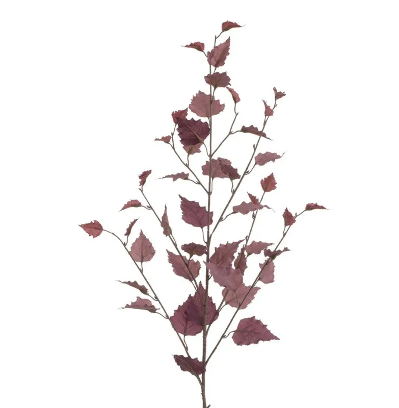 95cm purple birch spray