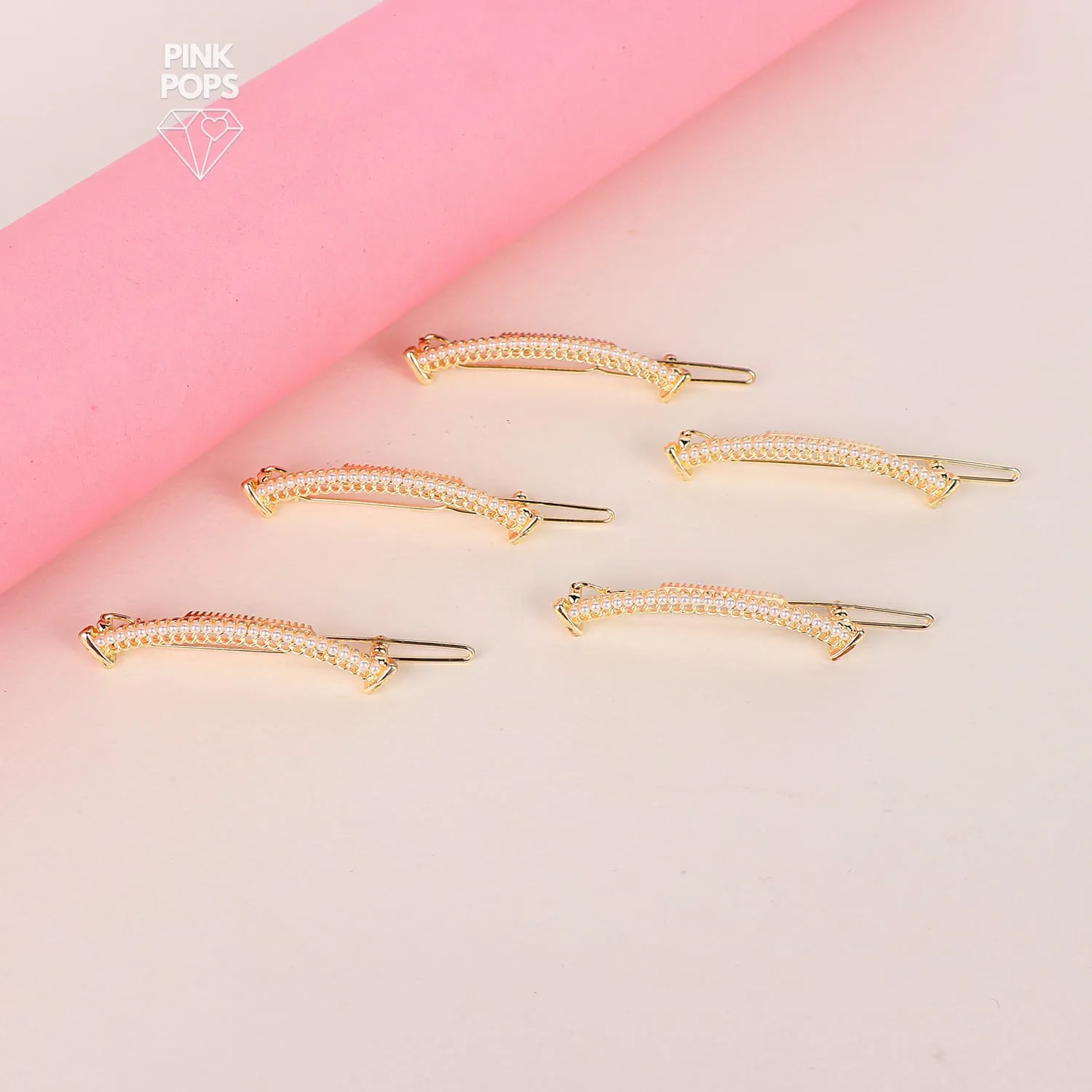 Aesthetic Golden Hair Clips