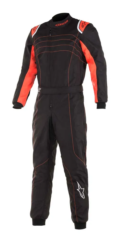 ALPINESTARS 3356019_1030_50 KMX-9 v2 SUIT, black/red, size 50