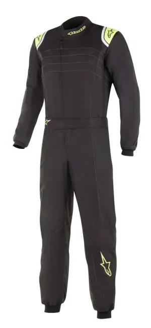 ALPINESTARS 3356019_155_58 KMX-9 v2 SUIT, black/yellow, size 58