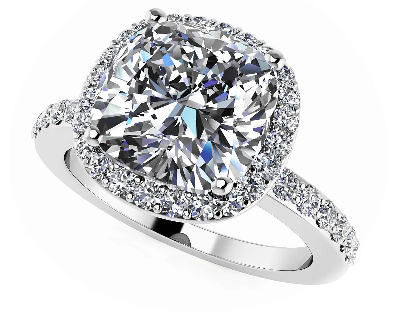 Always Yours Diamond Engagement Ring with 1.88 ct. (1.50 ct. center diamond)