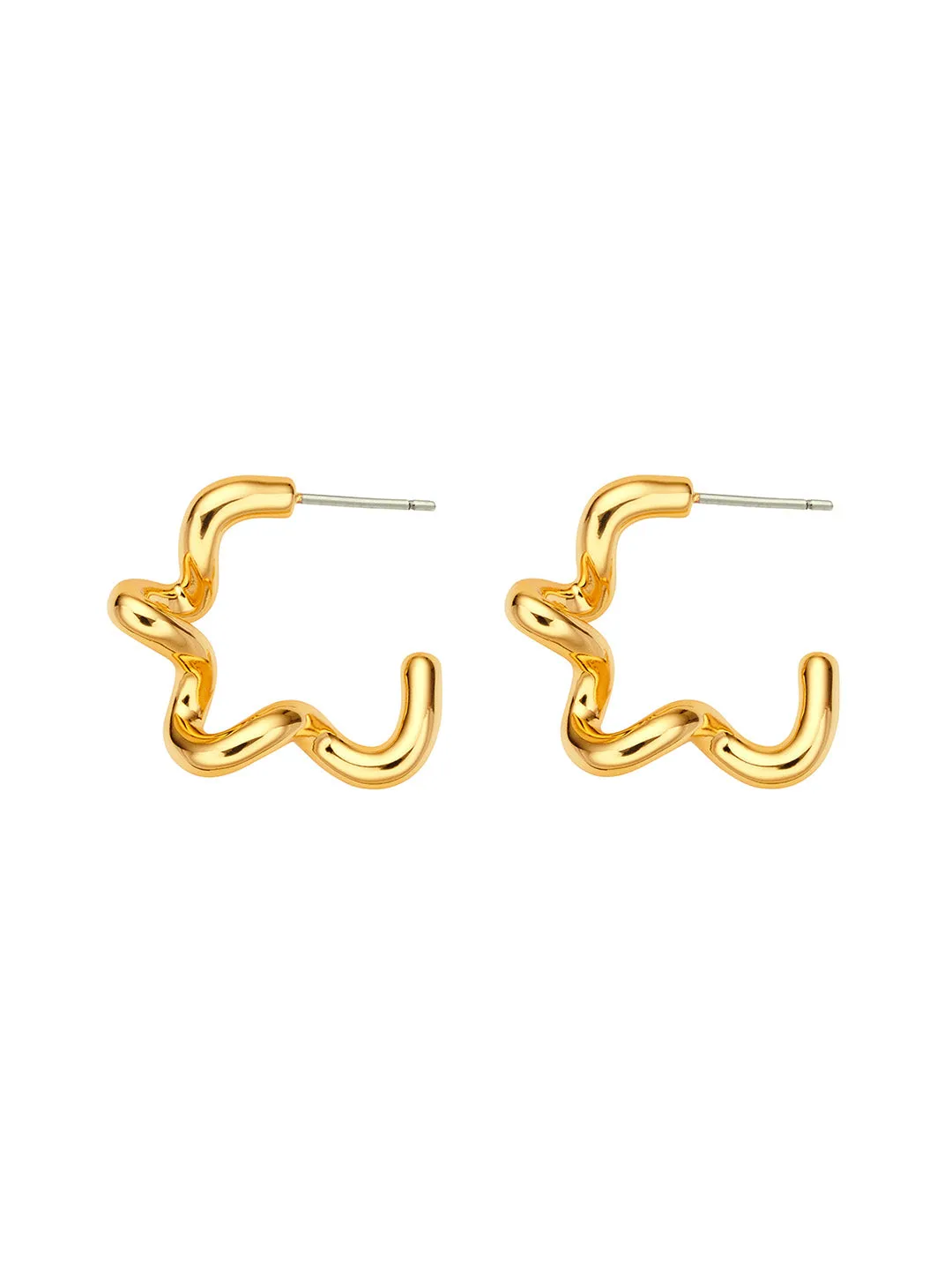 Amber Sceats Hansen Earrings in Gold