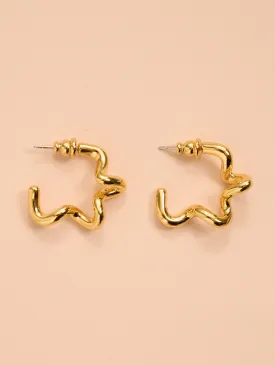 Amber Sceats Hansen Earrings in Gold