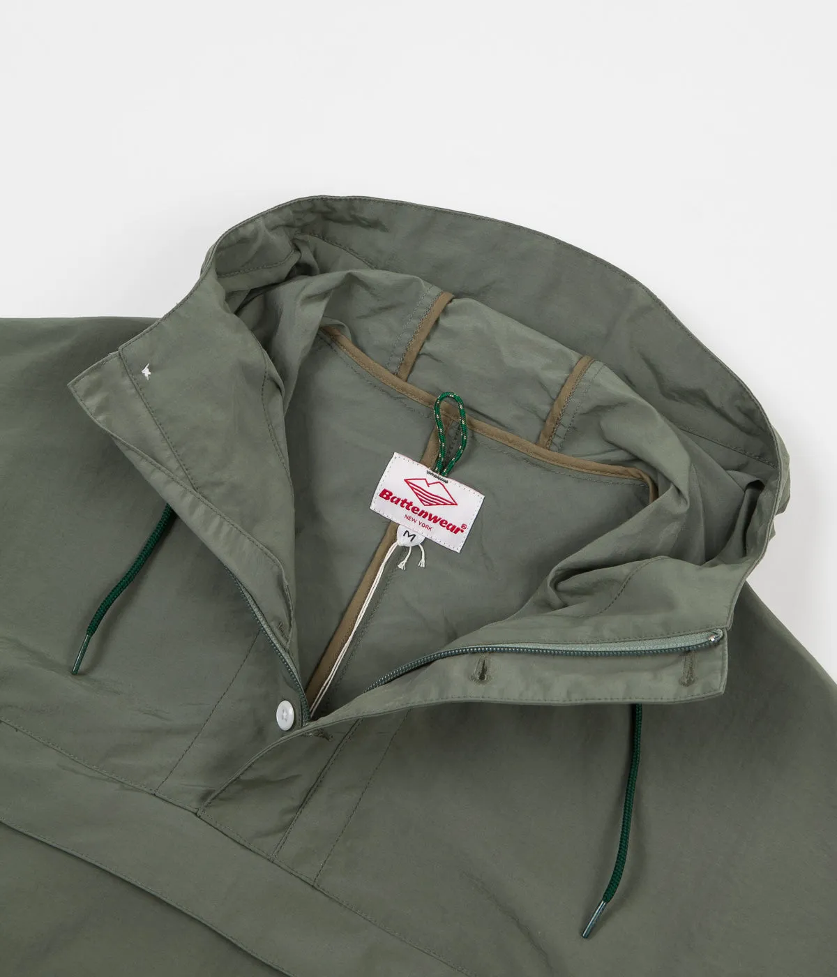 Battenwear Packable Anorak - Light Olive