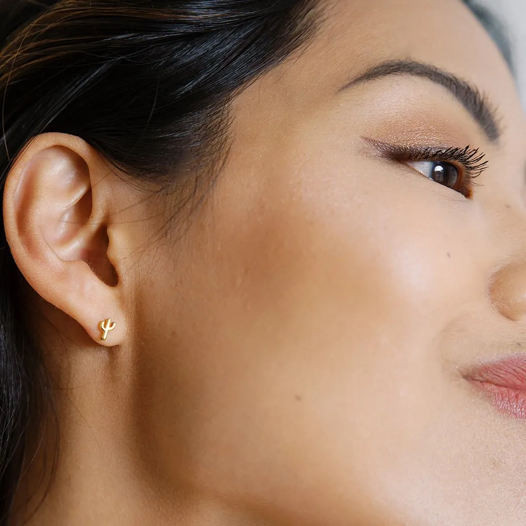 Cactus Stud Earrings