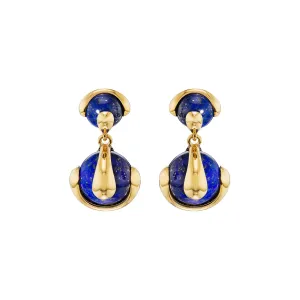 Cardan Drop Earrings - Lapis