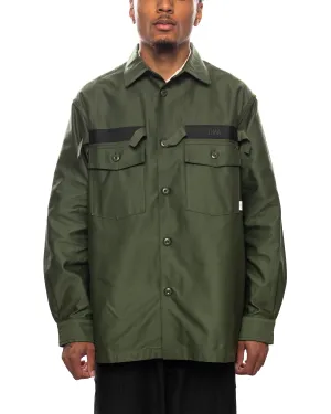 CBW 01 / LS / Cotton. Satin. ID 'Olive Drab'