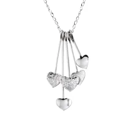 Chris Lewis Sterling Silver Cluster Of Love Pendant