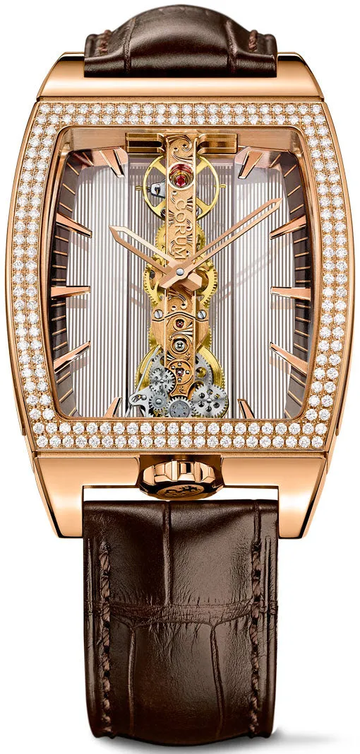 CRM Watch Goldem Bridge Classic Rose Gold Diamonds