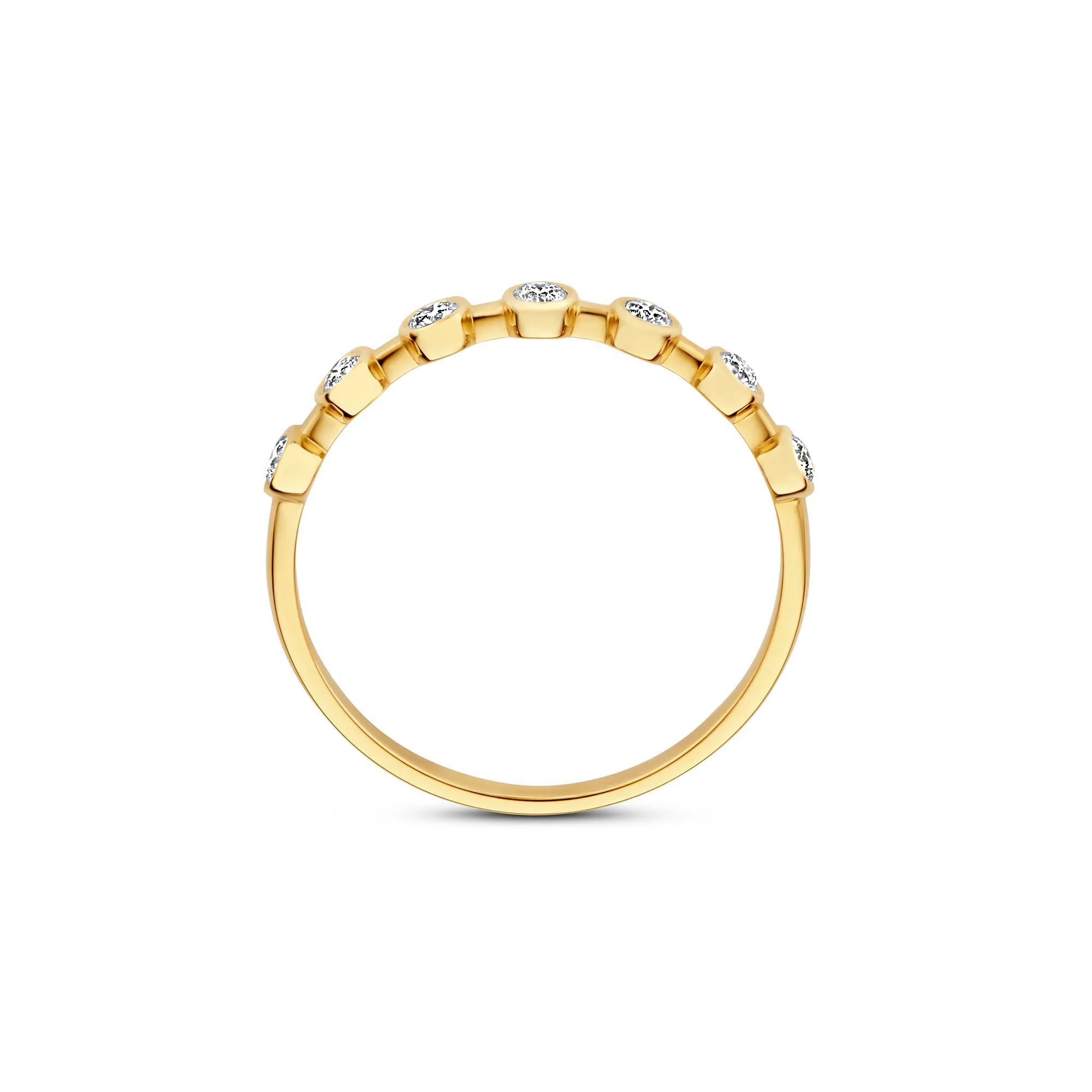 De la Paix Flavie 14 Karat gold ring with diamond 0.18 carat