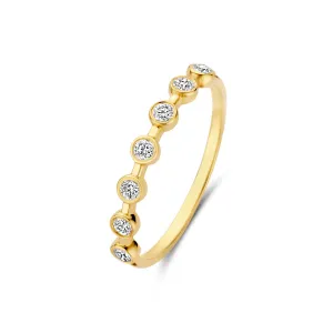 De la Paix Flavie 14 Karat gold ring with diamond 0.18 carat