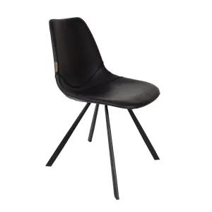 FRANKY chair eco leather black