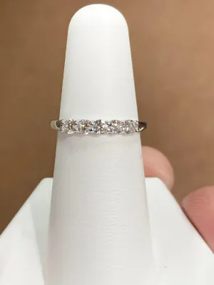 Half Carat White Gold Diamond Wedding Ring