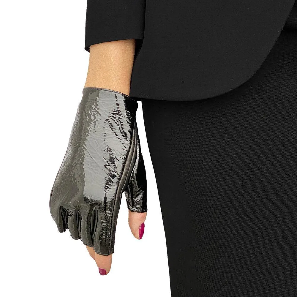 Ib Cuff - Women's Fingerless Classic Leather Gloves