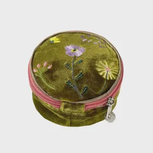 Lua Wildflowers Jewellery Purse Gold