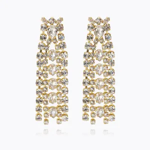 Mini Penelope Earrings / Crystal