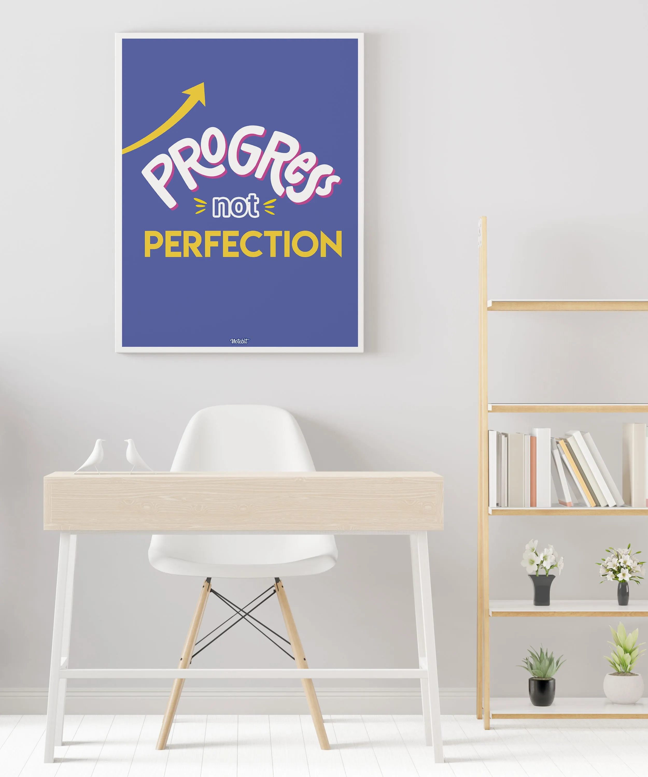 Progress Not Perfection Poster