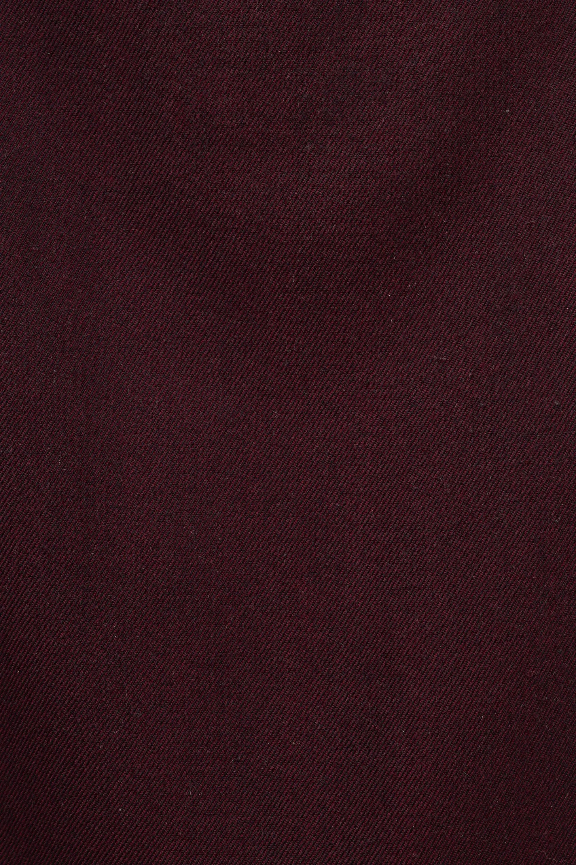 RGSBIKK Burgundy & Black Wool Scarf