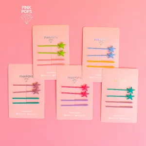 Set of 4 Star Bobby Pins