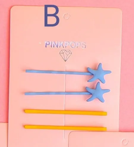 Set of 4 Star Bobby Pins