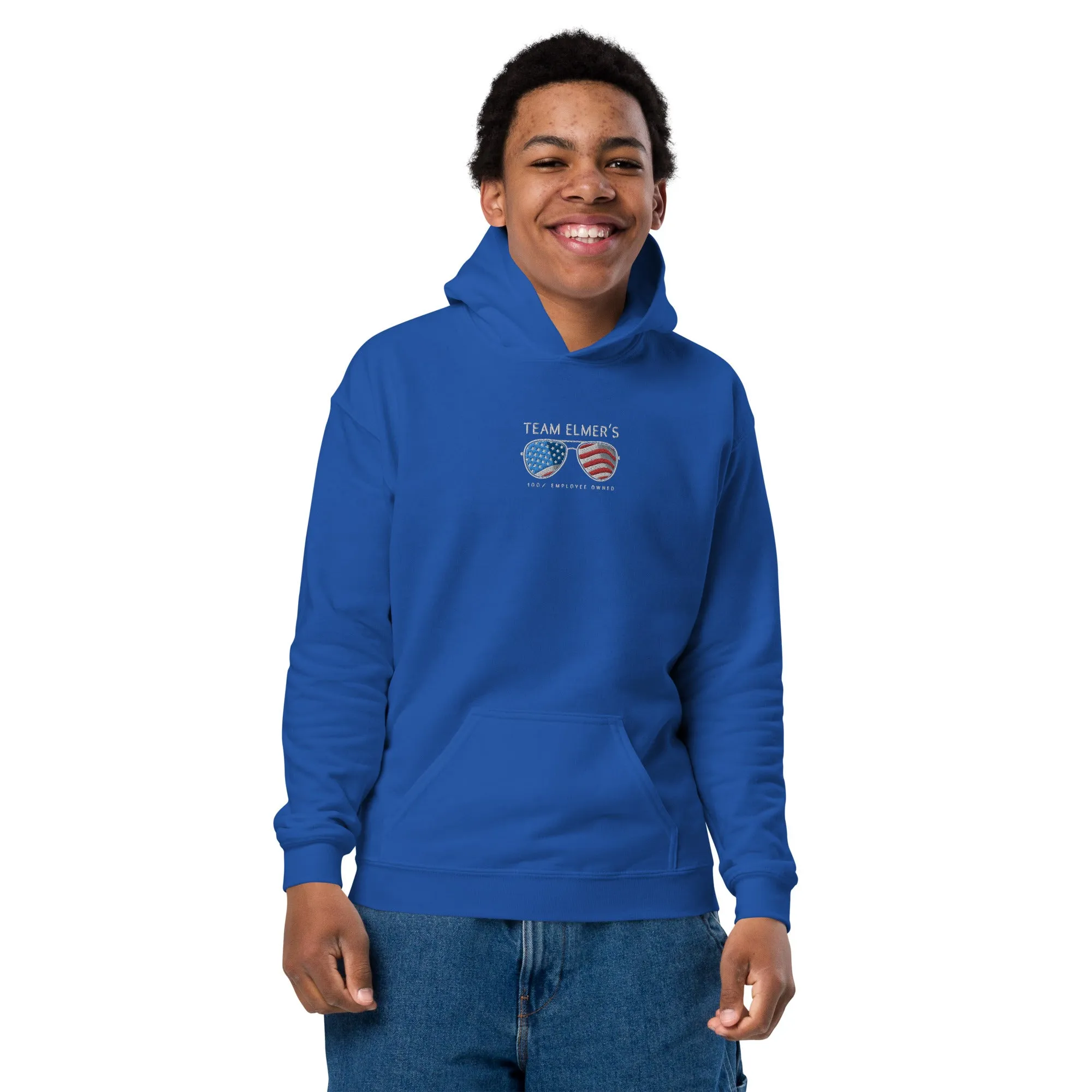 Team Elmer's Americana Unisex Youth Heavy Blend Hoodie