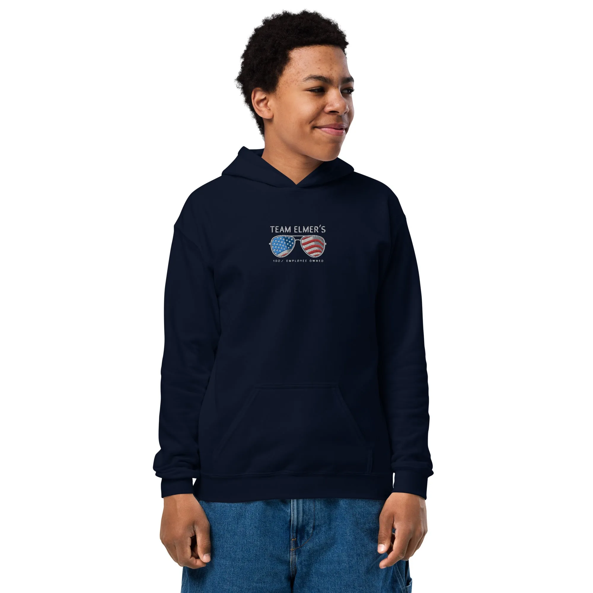 Team Elmer's Americana Unisex Youth Heavy Blend Hoodie