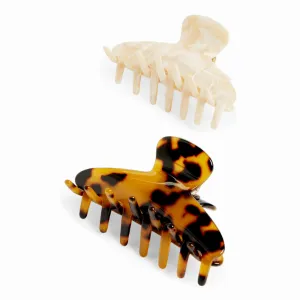 Tortoise Shell Clip Set