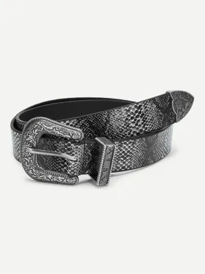 Western Buckle Belt